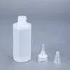 Empty dropper bottle BPA Free plastic squeeze bottle with Childproof Cap for oil paint Liquid Glue container