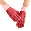 Kerstcadeau Winter Dames Touch Screen Brei Handschoenen Dikker Rijden Volledige Vinger Mittens 2021 Manoplas Lana Mujer1