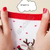 Kids Christmas Socks Santa Claus Snowflake Elk Pończochy Kreskówki Zimowe Ciepłe Ręcznik Terry Mid Level Skarpetki Dla Dzieci Maluchy Baby D9808