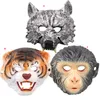 Maschera per feste in costume Maschere di Halloween Prop per feste in costume per bambini Maschera animale lupo mannaro animale horror Maschera cane lupo Maschere viso lupo