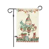 30 * 45 cm Banderas de Navidad Bandera impresa Bandera de la casa Bandera de jardín de Papá Noel Banderas de fiesta de Navidad Decoración del hogar de Navidad Envío gratuito de DHL