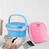 Mini Folding Washer Portable Travel Washing Machine PP Outdoor Travel Camping Underwear Cleaner Machine 2styles SEA SHIPING RRA3594