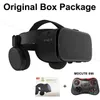 Freeshipping 3D-glasögon Virtuell verklighet för smartphone Svart Google Cardboard VR Headset Helmet Stereo Bobovr för Android 4.7-6.2 '