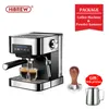 Hibrew Machine à café Espresso Inox Semi automatique Maker Expresso, Café Powder Espresso Maker, Cappuccino pour la maison