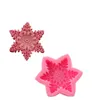 Snow Flake Shape Chocolate Candy Jllo Silicone Mould Cartoon Figre/cake Tools Soap Mold Sugar Craft Cake