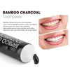 Soins des dents dentifrice au charbon actif naturel en bambou 105g dentifrice blanchissant les dents hygiène buccale pour adulte