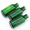 Partihandel 100st hög kvalitet 30 ml grön glas droppflaska, grön glasflaska med dropper, 1oz glasflaska sn4691