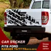 Car accessories 1 set 4x4 off road back door Letter spots graphic Vinyl car sticker fit for ford ranger T6/T7/T8 2012-2019