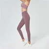 Legginsy Damskie Odzież Sport Yoga Fitness Girls Joggers Spandex Run Taniec Trening Miękkie Oddychające Slim Fashion Pants Black