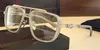 New design retro optical glasses square frame PUSHIN ROD II with eye mask heavy industry motorcycle jacket style top quality241b