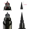 1 stks Double-headed Seal Black Eyeliner Triangle Seal Eyeliner 2-in-1 Waterdichte ogen maken kit met pen stempel