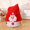 Sombreros de Navidad para niños adultos Regalos de Navidad Adornos Tocado con luces Sombreros de Santa que brillan intensamente Envío libre de DHL
