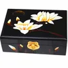 2 layer Lacquerware Chinese Decorative Wooden Vintage Storage Box with Lock Pull out Jewelry Set Box Wedding Birthday Gift Cosmetic box