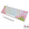 gk64xs gk64x kailh silent red brown switch hot swappable bluetooth dual mode Custom Mechanical Keyboard rgb switch leds type c1