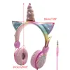 1 pc Girls Wired Hoofdtelefoon Mooie Vorm Oortelefoon Computer Telefoon Gamer Headset Kids Gift