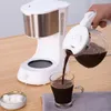 220 Home Coffee Machine Espresso Maker большой емкость стекло чайник молотый кофе Фильтр антикапельная изоляции чайник