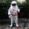 2024 VENDA DE FACTORY SPACE HOT SPACE MASCOT Fantas figurinos de mascote de astronauta com mochila com luva de logotipo, sapatos, tamanho de frete grátis tamanho adulto