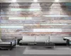 3D Mural Tapeta Home Decor 3D Tapety Niebiesko-Szary Vintage Deska Drewno Druk Druking HD Dekoracyjna piękna tapeta