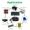 QNBBM 4S 12V Equalizzatore bilanciatore batteria al litio BMS per LIFEPO4, LTO NCM LMO 18650 Confezione fai da te