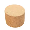 Wedding Party Decor clássico Rodada Plain Coasters cortiça Vinho Mats Cork Mats Home Kitchen Decoration HHF917