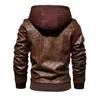 Laamei Mens Autumm Winter Fashion Motorcycle PU Leather Jacket Men Slim Fit Oblique Zipper Jacket Men Leather Jackets Coats1