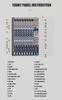 FreeShipping Professional Audio Mixer Bluetooth 8 каналов 16 / 24Channels DJ Mixer Console Для конференции Meeting Stage Line массив акустических систем