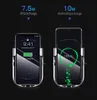 Caricabatterie per auto wireless FreeShipping da 15 W Caricatore wireless Qi nel supporto per telefono con sensore a infrarossi per la presa d'aria dell'auto