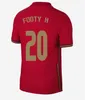 2020 2021 Camiseta Portugal de fútbol soccer jersey football shirts 2018 RONALDO ANDRE SILVA PEPE J.MARIO QUARESMA BERNARDO NANI EDER equipo nacional mejor calidad de AAA Tailandia