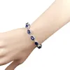 Bague Ringen Waterdruppelvormige Saffier Zilver 925 Sieradensets voor Dames Blauwe Edelstenen Ring Oorbellen Ketting Armband Bruiloft M8157568