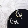 Mode mignon Animal chat lune pendentif collier chaton chanceux bijoux pour animaux de compagnie pour les femmes cadeau charme couleur argent boîte chaîne collier 8997231