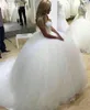 E JUE SHUNG Bling White Sequin Ball Gown Wedding Dresses Sweetheart Neck Lace Up Back Tulle Bride Bridal Gowns Vestido De Noiva
