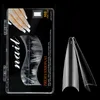 500st Super Long Tips 4mm Sharp Stiletto False Nail Tips Plat form för akryl UV Gel Manicure Salon Fake Nails Clear Natural8661804