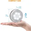 Topoch 6-Pack Battery Devely Densor Night Light Stick Lywhere Lights для шкафа шкаф шкаф Smart Lamp