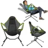 Chaise de Camping en plein air détendue chaise berçante fauteuil inclinable de luxe Relaxation balancement confort jardin chaises de pêche pliantes