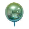 22 pouces 4D rampe dégradée couleur feuille ballons 9 couleurs forme ronde Globlos Ombre fête décoration ballon vitrine fête d'anniversaire Festival Ballon