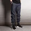 Men's Jeans Vintage Designer Fashion Men Spliced Elastic Waist Loose Fit Hip Hop Japanese Style Slack Bottom Joggers1