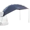 Tenten en schuilplaatsen Tent Sun Shelter SUV Auto Canopy Draagbare Camper Trailer Rooftop Auto Luifel Outdoor Camping 2021