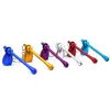 mini smoking pipe Aluminum Keychain mushroom metal pipes keychains shape