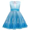 4-10 lat Cosplay Princess Girl Dress for Halloween Party Drama Prom Boże Narodzenie Kostium Dzieci Ubrania