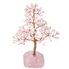 TUMBEELLUWA – arbre d'argent en cristal naturel avec Base de pierres précieuses, ornements de figurines pour la richesse FengShui, décoration de maison porte-bonheur, 213Y