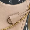 Modische Leder-Umhängetasche, Handtasche, Hobo-Umhängetasche für Damen, modische Taschen, Damenketten, Handtaschen, Leder-Hobo-Ketten-Geldbörse, Umhängetasche