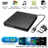 USB3.0 고속 블랙 외부 콤보 광학 드라이브 CD / DVD 플레이어 CD / DVD RW의 ROM