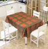Christmas Bell 3D Printed Pattern Rectangular Tablecloths Xmas Party Picnic Dustproof Table Cloth Cover Tea Bedside Cabinet Mat