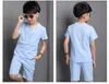 Sommer Jungen Kleidung Set Teenager Kinder Trainingsanzug Baumwolle Kurzarm T-shirt Hosen Casual 8 9 10 11 12 Jahre kind Junge Kleidung7477448