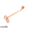 Candle en acier inoxydable Wick Trimmer Huile Lampe à huile de Trim 175 cm Coupe de coupe Snifler outil de bougie Candle Crochet Clipper Accessoire VT17103742642