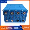 Pwod 16PCSグレードA 3.2V 200Ah CALB LiFePO4電池リン酸鉄リン酸塩セルSolar 12V 24V 48 VセルパックEU米国の税解決