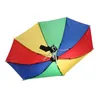 Umbrellas Foldable Umbrella Hat Cap Headwear For Fishing Hiking Beach Camping Head Hats Hands Outdoor Sports Rain Gear129741850668