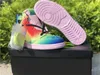 J Balvin x autentisk 1 hög och man basket skor multi färg svart rosa skum jennifer lopez shakira tie-färg zapatos sneakers oss 7-13