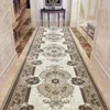 Carpets Customize European Style 3D Red Hallway Stair Carpet Pastoral Corridor Rugs Floor Mat Soft Aisle Thick Anti-slip Long Runner Rug