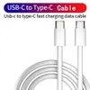 Snabb snabbladdning USB C-kablar 100W 5A 60W 3A Typ C Micro USB-C CABLE CORD LINE 1M 2M 6ft för Samsung S8 S9 S10 Obs 20 S22 HTC M1